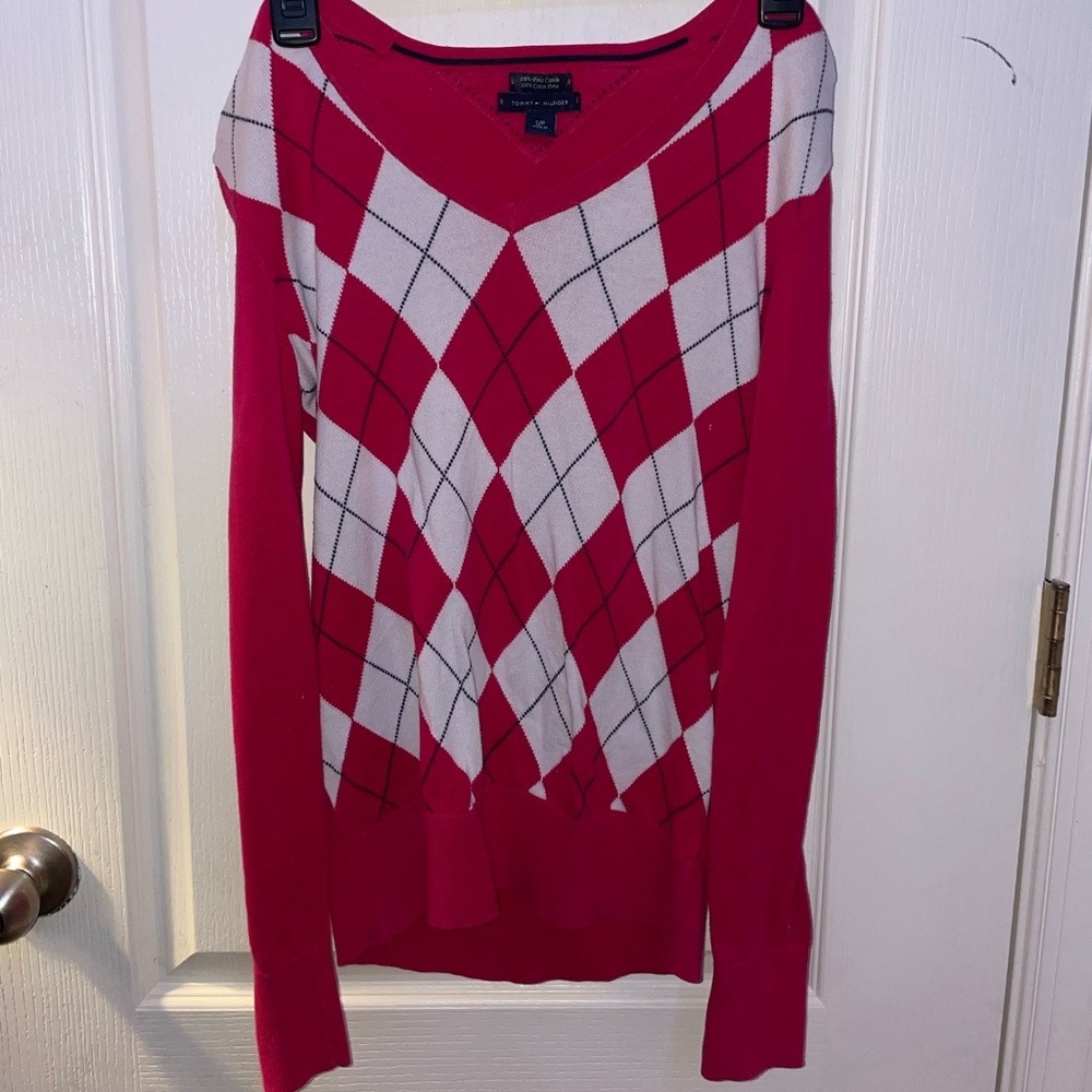 Vintage Tommy Hilfiger Argyle Sweater